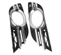 MINJKL Griglia del Fendinebbia Compatibile con Benz per E Classe W211 2007 2008 2009 Auto Fendinebbia Anteriore Griglia Cromata Trim Copertura Fendinebbia Grill Set A2118851174