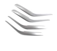 MINJKL Maniglia del bracciolo interno Set Di Ricambio Per Pannello Bracciolo E Rivestimento Maniglia Portiera Interna Auto Compatibile Con BMW X1 E84 2010 2011 2012 2013 2014 2015 2016(Silver 4pcs)