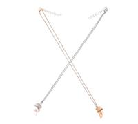 minkissy 1 Paio Ciondolo da padrone-figlio collana iniziale per le donne Gioielli di mamma collane Collana magnetica per madre e figlia Collana divisa magnetica Lega di zinco