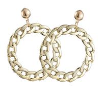 minkissy 1 Paio Orecchini metallici orecchini a catena d'oro Orecchini penzolanti orecchini per ragazze penzoloni per le orecchie Orecchini personalizzati Acrilico Golden