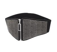minkissy 1 Pezzo Larga cintura elastico corsetto Marrone cintura da uomo cintura per le donne Allenatore in vita cintura modellante per il corpo Cintura dimagrante pu Black