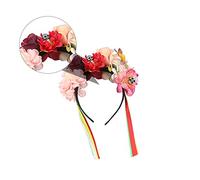 minkissy 1 Pz. Fascia per la sposa fantasma copricapo di halloween cerchio per da festa hair ribbon hair charms coroncina sposa Banca della testa di fiori ghirlanda di
