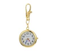 minkissy 1 Pz Orologio digitale di grandi parole orologio digitale da uomo orologio tascabile meccanico orologio da tasca d'epoca orologio di matematica Lega di zinco Golden