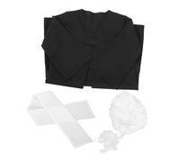 minkissy 1 set Costume da Giudice Unisex per Set Professionale per Giochi Ruolo per Compleanno Halloween e Dei Traspirante Taglia per