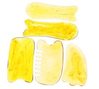 minkissy 1 Set Da 5 Pezzi Di Raschietto Per Massaggio Raschietto Per Massaggio Del Viso Grattaschiena Per Massaggio Dei Punti Di Pressione Strumento Per Raschiare E Massaggiare