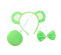 minkissy 1 Set Di Fascia Per Orecchie D'Orso Fascia Per Orecchie D'Orso Fascia Per Corna Di Cervo Per Adulti Fascia Per Da Orso Accessori Per Costume Da Orso Costume