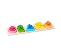 minkissy 1 Set Giocattoli Legno per Ordinamento e Impilamento Torre Intelligente per Sviluppare creatività e Abilità Logiche
