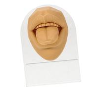 minkissy 1 Set per unghie della lingua kit per piercing all'orecchio stuzzicadenti falsi impostore perno del corpo umano pratica di piercing al silicone Gel di silice
