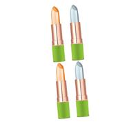 minkissy 1 Set Rossetto Scolorito Lucidalabbra Gelatinoso Lucidalabbra Idratante Balsamo Labbra All'aloe Lucidalabbra Che Cambia Rossetto Idratante Rossetto Organico Impasto 2 Pz