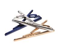 minkissy 1 Set Set Di Fermacravatta Accessori Per Cravatte Da Uomo Testimoni Dello Sposo Nozze Regolare Fermacravatta Da Uomo Clip Per Colletto Della Camicia Rame 3 Pezzi