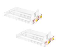 minkissy 1 Set Spacciatore Di Spingi Portasigarette Vetrina Automatica Per Espositore Portasigarette Per Negozi Accendere Semplice Portasigarette 4 Pz
