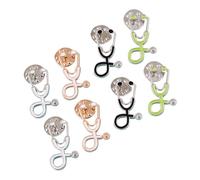 minkissy 1 Set Spilla Per Il Degli Infermieri Spilla Medico Spilla Da Infermiera Smaltata Lavoro Iii Barrette Hair Pin Spilla Creativa Spilla A Forma Di Lega 8 Pezzi