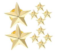 minkissy 10 Pezzi Distintivo Pentagramma Cinque Spille Da Risvolto Lest Matrimonio Per Distintivo Stella Spilla Da Risvolto Distintivi A Forma Di Stella Spilla Commemorativa Distintivo