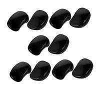 minkissy 10 Pezzi Paraorecchie Coloranti Per Permettere Tappi Per Le Orecchie Da Doccia Dei Spray Groviglio Manicotto Orecchio Copertina Kit Black Pelle Di Plastica