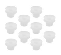 minkissy 10 Pezzi Ventosa Pneumatica in Silicone Bianco 2 Strati 1 Pollice | Integrazione Semplice, Componenti Elettronici e Braccio Robotico, Presa Precisa, Riduce Graffi