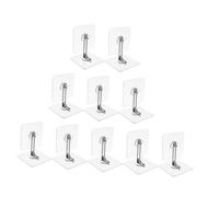 minkissy 10 set Ancoraggi Adesivi Ribaltamento per Foratura per Sicurezza Fissaggi per Armadi e Librerie