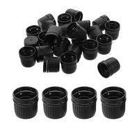 minkissy 100 pezzi Tappi Sicuri per Bottiglie Olio Essenziale Denti Chiusura Vite Antimanomissione e Antiperdita Compatibili con Contagocce Aromaterapia e Ricambio Tappi Dosatori