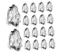 minkissy 100pezzi Retine Per Capelli Invisibili in Rete Adatte Per Chignon Da Donna e Uomo Bordi Elastici Per Ufficio Danza e Viaggi