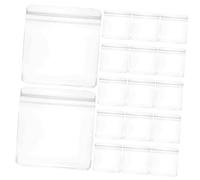 minkissy 100Pezzi Sacchetti Trasparenti per Sacchetti Autosigillanti Organizer per Piccoli per Conservare Accessori e Piccole