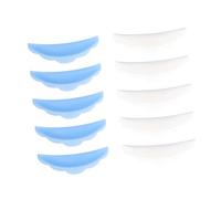 minkissy 10paia Silicone Perming Pads for Eyelash Extension Gaskets for Natural Curling Easy to Use and Portable