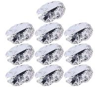 minkissy 10pezzi Cuffia Termica Per Capelli in Alluminio Cuffia Da Parrucchiere Isolamento Termico Riscaldata Per Acconciatura Adatta Per Colorazione Casa e Salone