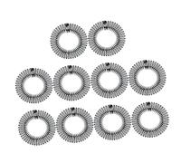 minkissy 10Pezzi Fascia Elastico Spirale per Acconciature Confortevole Materiale Affidabile Adatta per e Acconciature Tiro