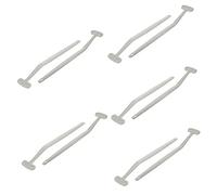 minkissy 10pezzi Raschietti Per Lingua Inossidabile Spazzole Per Della Lingua Per Adulti Design Portatile e Facile Usare Rimuovi e Alimenti Residui