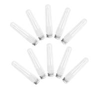 minkissy 10pezzi Tubi Trasparenti Per Lacci Delle Scarpe Custodia Da Viaggio Per Lacci Delle Scarpe Con Coperchio Organizer Portatile Per Viaggi