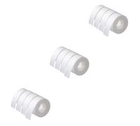 minkissy 12 adesivo sudore colletto fodera del cappello fornitura di sudore cuscinetto per il sudore del colletto tampone di assorbimento appiccicoso tessuto non tessuto bianca