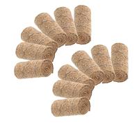 minkissy 12 Mini Hay Bales Realistic Miniature Straw Stacks For DIY Autumn Crafts Garden Decor Dollhouse Accessories