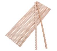 minkissy 12 Pezzi Modanatura Decorativa in Legno Beige a Forma Semitonda per Porta e Armadio, per Aggiornamenti Domestici e Finiture di Scaffali in Stile Minimal e Moderno