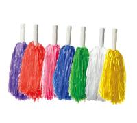 minkissy 12 Pezzi Pompon da Cheerleader in PE per Manifestazioni Sportive e Feste, Accessorio per Danza Che Accende L'atmosfera e Favorisce Lo Spirito di Squadra Colore Casuale