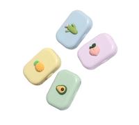 minkissy 12 Pz lenti a contatto colorate caso oculare mini custodia per lenti a contatto casi di cartoni animati portatili scatole per bicchieri custodia per lenti nuova contenitore