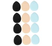 minkissy 12 Pz Mini Puff a Punta Delle Dita Piumino Da Cipria Di Ricambio Spugnette Per Sfumare Per Il Trucco Soffio Per Il Trucco Del Viso Spugnetta Cosmetica Poliuretano Idrofilo