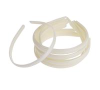 minkissy 12pezzi Fasce Capelli Donna Plastica Abs Ivorio Cerchietti Lisci Senza Denti Per Diy Accessori Moda Ragazze Resistente e Leggero