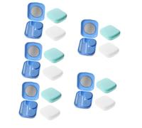 minkissy 15 Set Custodia Per Lenti a Contatto Piccolo Porta Lenti a Contatto Custodia Per Obiettivo Portatile Kit Valigetta Per Gli Occhi Contenitore Per Lenti Viaggio - Titolare Pp