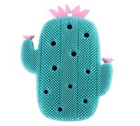 minkissy 1pezzi Cactus Shower Brush Per Massaggio e Esfoliazione Della Scrubber Per Corpo e La Schiena Design Ergonomico Colore Verde Scuro Per Uomini e Donne