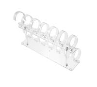 minkissy 1pezzi Supporto in Acrilico Trasparente Per Orologio Rimovibile Base Anello c Per Visualizzazione Completa Adesivo Antiscivolo Per Stabilità Design Multi-stand Adatto Tutti i Tipi