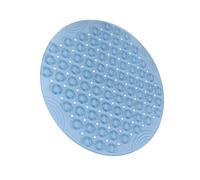 minkissy 1pezzi Tappetino Massaggiante per Piedi da Bagno Rotondo Detergente per Piedi Colonna Massaggiante in Pvc di Buona Qualità Ventose Dense e Potenti per Adesione Salda al Pavimento