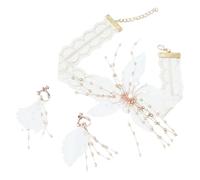 minkissy 1Set Collana e Pendenti Con Design Accessori Per Matrimonio