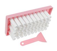 minkissy 1Set Kit per Contenitori Balsamo Labbra Tubi Vuoti Riutilizzabili con Vassoio Riempimento e Spatola per La Creazione Te Materiale PP Resistente e Facile
