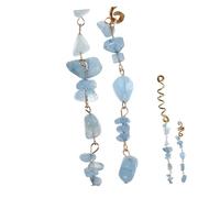 minkissy 2 Fasce Per A Spirale Con Perline Di Gioielli Per Dreadlock Per Accessori Per Alla Moda Per Tutti I Giorni O Per Le Feste