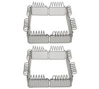 minkissy 2 Impostati Recinzioni Plastiche Miniature per Scenari Militari e Fattoria Barriere di Sicurezza Resistenti per Giardino Recinto per Animali in Miniatura Accessori DIY per Paesaggi