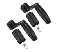 minkissy 2 Pezzi Avvolgitore Corde Chitarra Elettrico e Manuale Strumento Cambio Corde per Chitarra Folk Ukulele e Banjo Nero