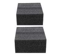minkissy 2 Pezzi Blocco di Schiuma Nero Epe Base per Composizioni Floreali | Matrimonio, Riempitivo per Pavimenti, Fiori Artificiali Decorativi, Imbottitura in Schiuma