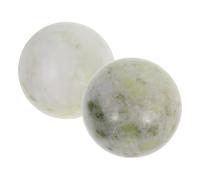 minkissy 2 Pezzi Jade Fitness Handball Massage Ball Hand Exercise Ball Hand Exerciser Per Strumenti Di Massaggio Di Palline Da Meditazione Per Le Palline Per Esercizi Di