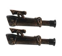 minkissy 2 Pezzi Monocolo Da Pirata Retrò Telescopio Monoculare Giocattolo Da Pirata Per Cosplay - Telescopio Tascabile Portatile Pieghevole Per Per Bomboniere E Giochi Di Ruolo Senza