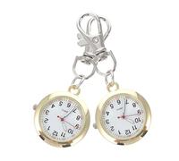 minkissy 2 Pezzi Orologio Da Infermiere Orologio Da Taschino Da Infermiera Orologio Da Tasca in Costume Orologi Vintage Da Donna Materiale Dello Specchio: Specchio in Golden