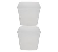 minkissy 2 Pezzi Porta Rifiuti Secchio Compatto per Veicolo in Plastica Finitura Liscia e Antiscivolo e Organizzazione Ombrelli per Interno Veicolo
