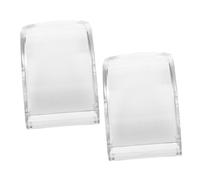 minkissy 2 pezzi Portaorologi Trasparenti in Acrilico per Appendere Custodia Protettiva Quadrata per Orologi Uomo e Donna Organizer Display Resistente per Viaggio e Collezione